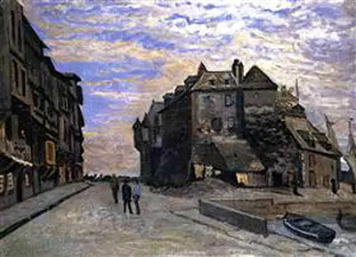 La Lieutenance at Honfleur II Claude Monet